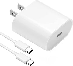 iPhone 15 & 16 series-Complete Charger Set- 20W Fast Charging Adapter with Type C to Type C Cable
