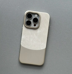 Premium Two Tone Colour Velvet Touch Denim Case