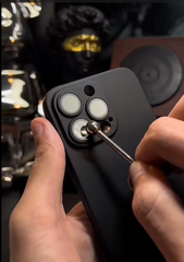 Premium PC Matte with Shine Logo with Camera Protection