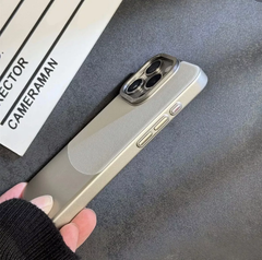 Premium Two Tone Colour Velvet Touch Denim Case