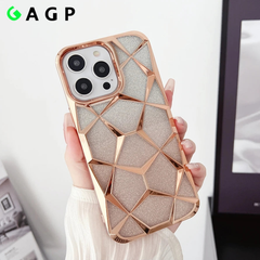 iPhone All Model's Cover-Premium 3D Glitter Case