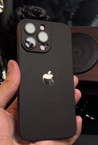 Premium PC Matte with Shine Logo with Camera Protection