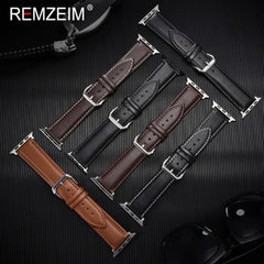 Simple Leather Straps For 42-44-45-49mm