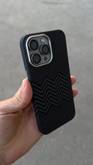 Luxury Aramid Fiber Case with 3D Weaving Pattern