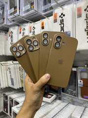 New Desert Titanium AG Matt Glass Case With Camera Lens Protection