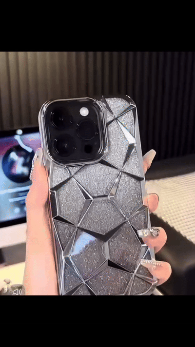 iPhone All Model's Cover-Premium 3D Glitter Case