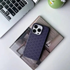 Premium Leather Woven Case